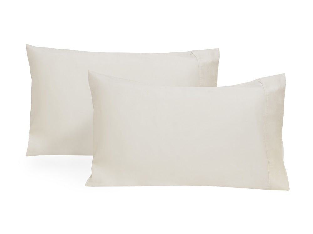Organic Sateen Pillowcases Natural Cotton