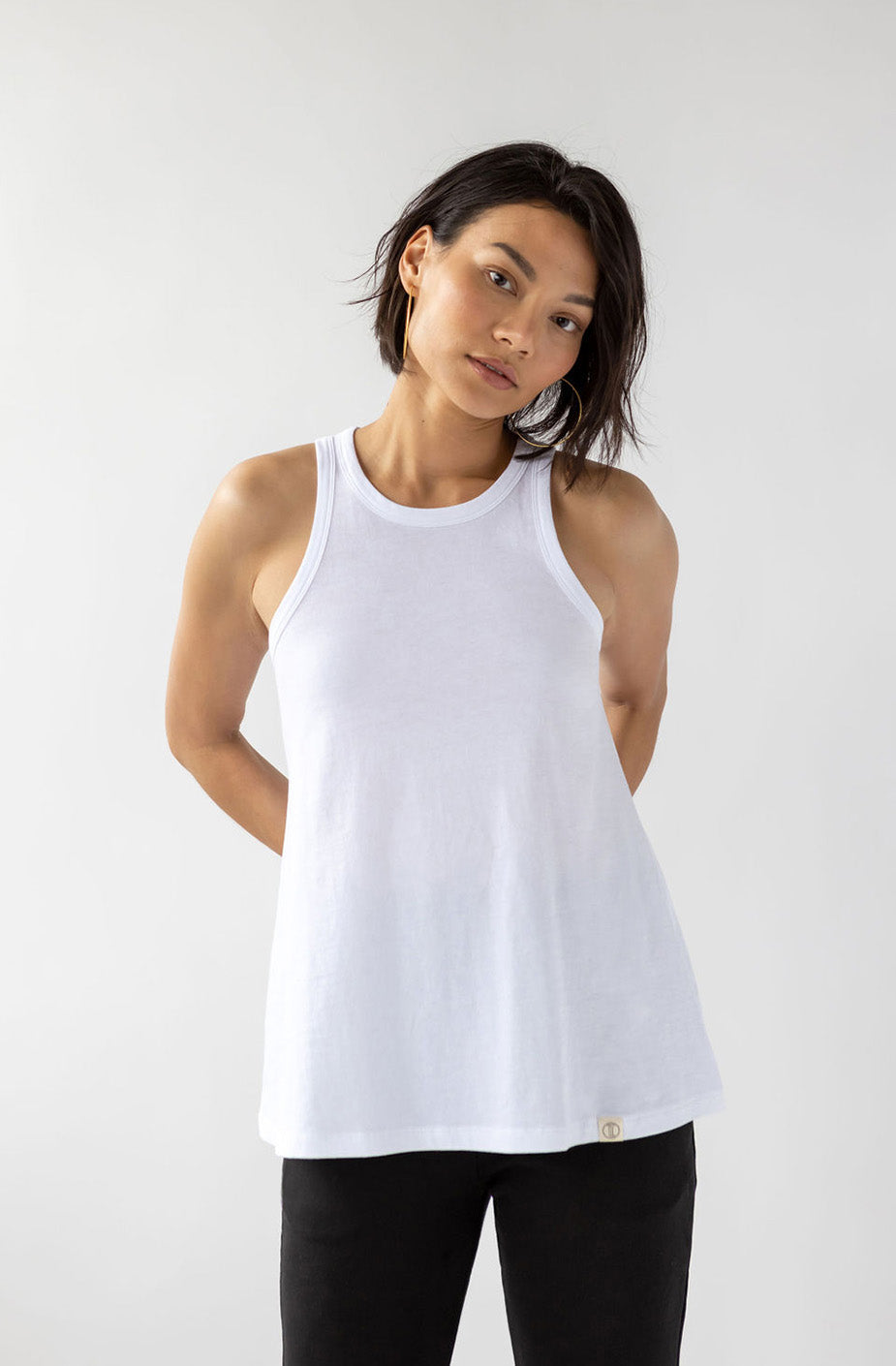 KO Cutaway Tank White