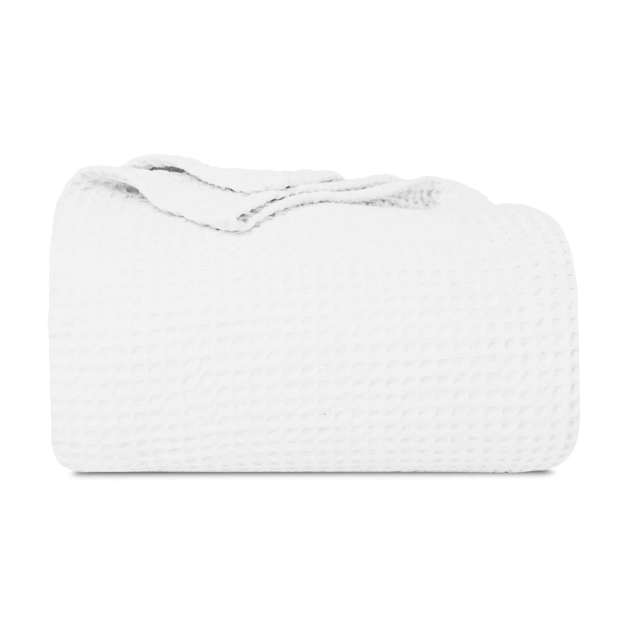 Waffle Weave Throw White