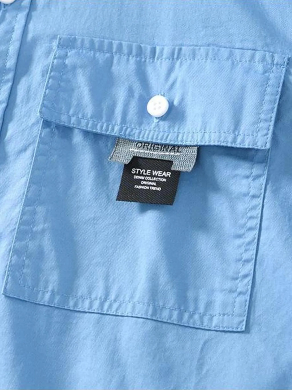 Men's Long Sleeve Button-Up Shirt