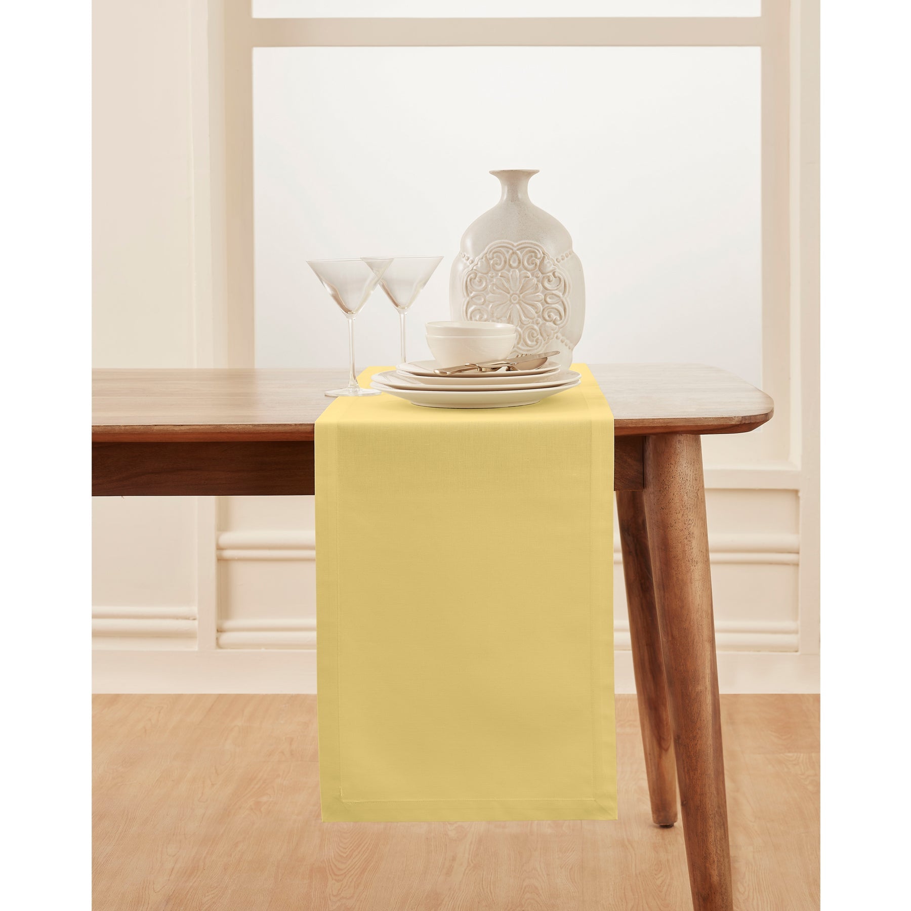Dru Cotton Linen Table Runner