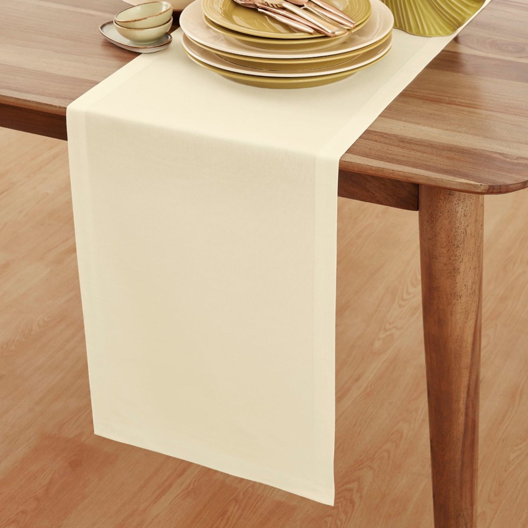 Dru Cotton Linen Table Runner