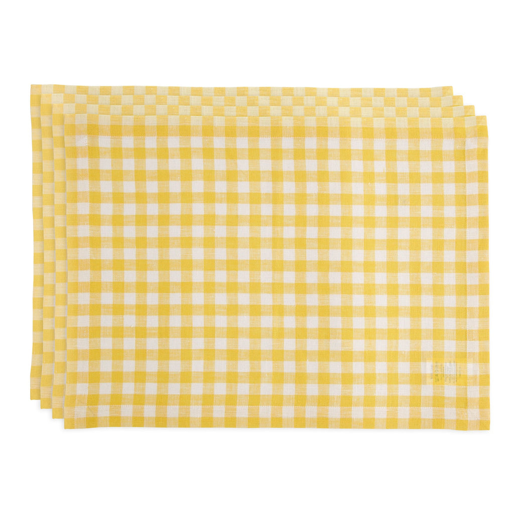 Gingham Placemats, Set of 4