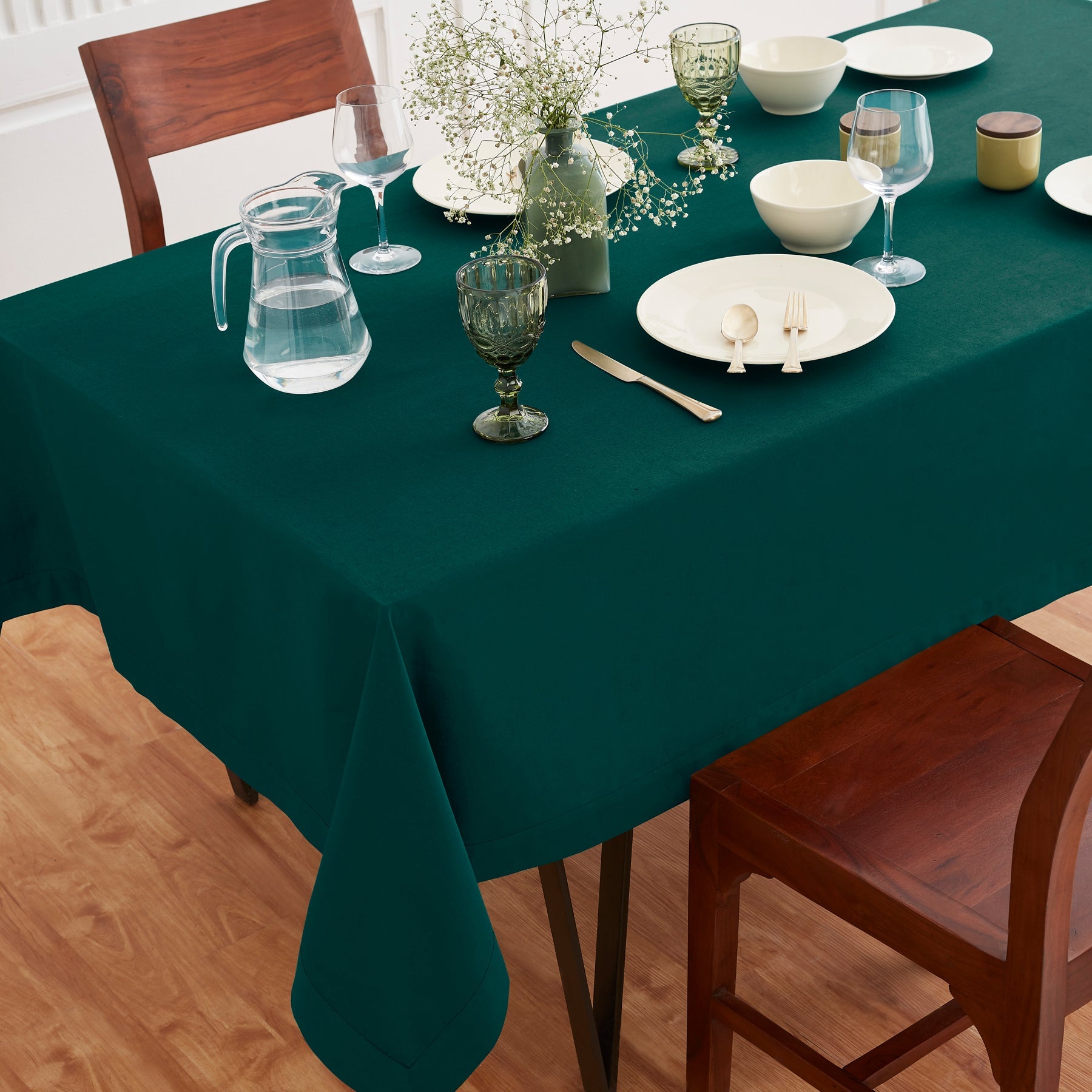 Dru Cotton Linen Tablecloth