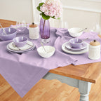 Cotton Linen Hemstitch Table Throw