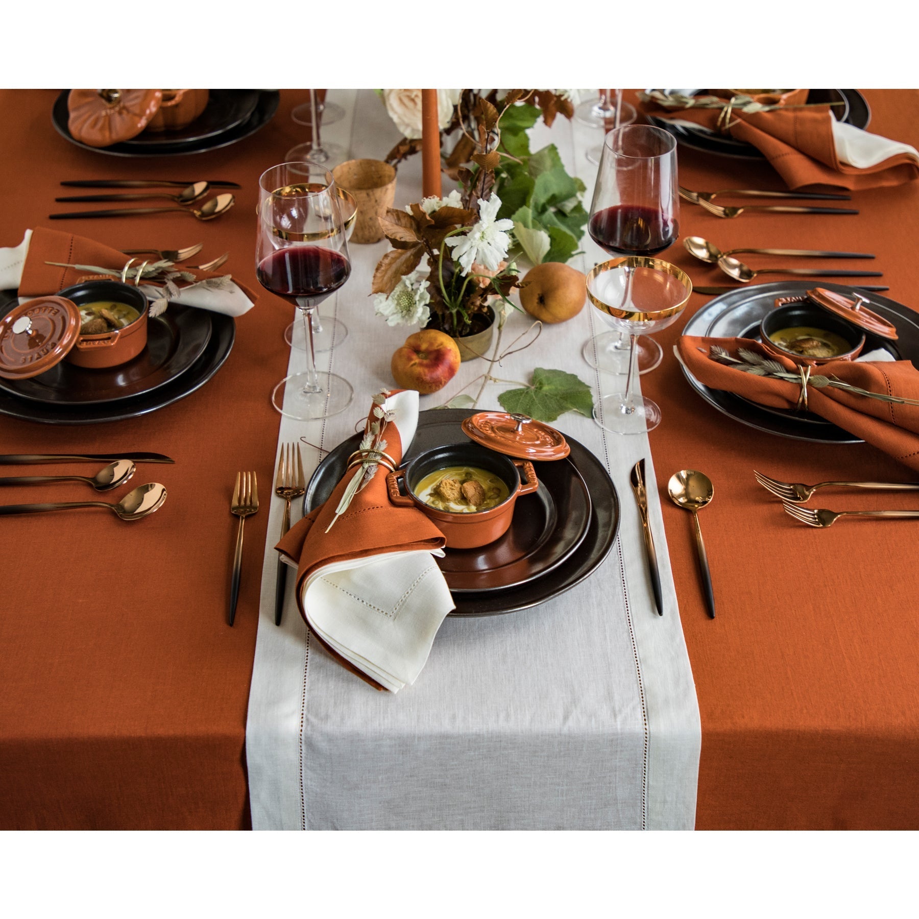 Classic Hemstitch Tablecloth