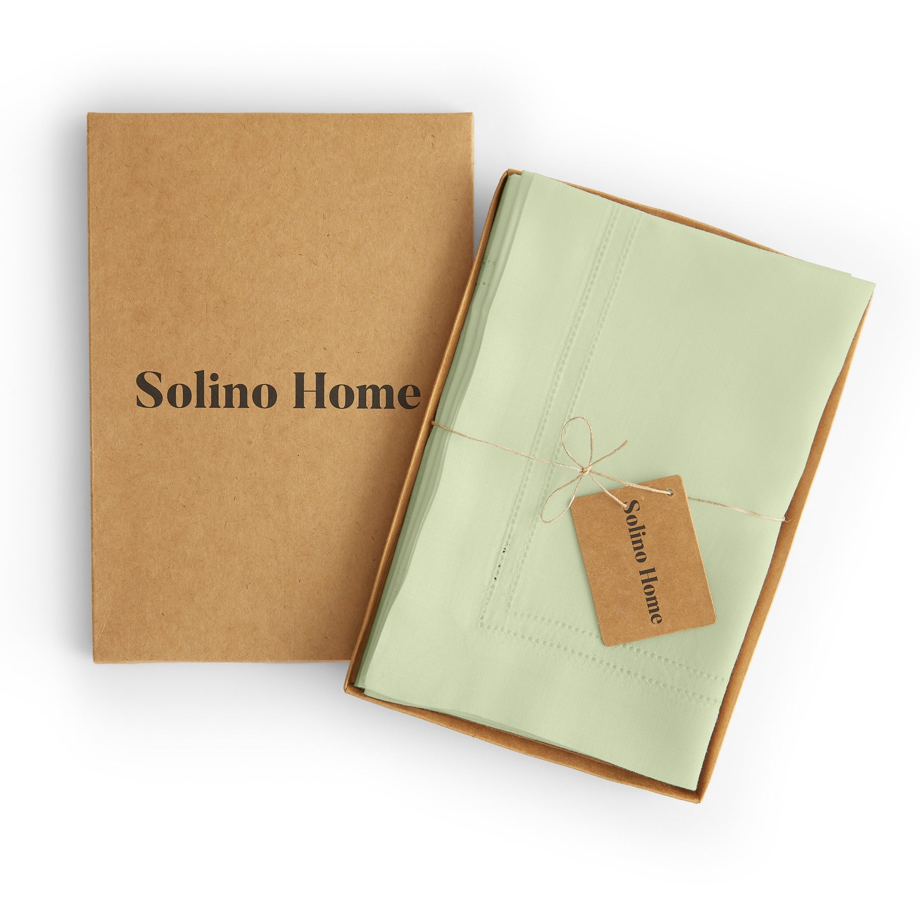 Linen Double Hemstitch Napkins, Set of 4