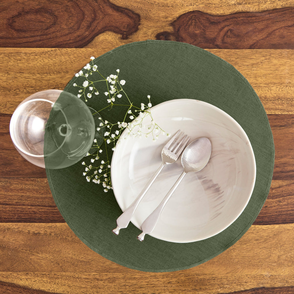 Vesta Round Placemats, Set of 4