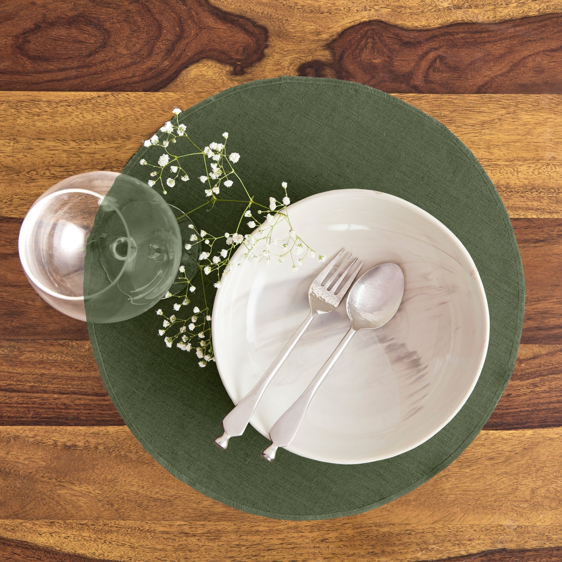 Vesta Round Placemats, Set of 4