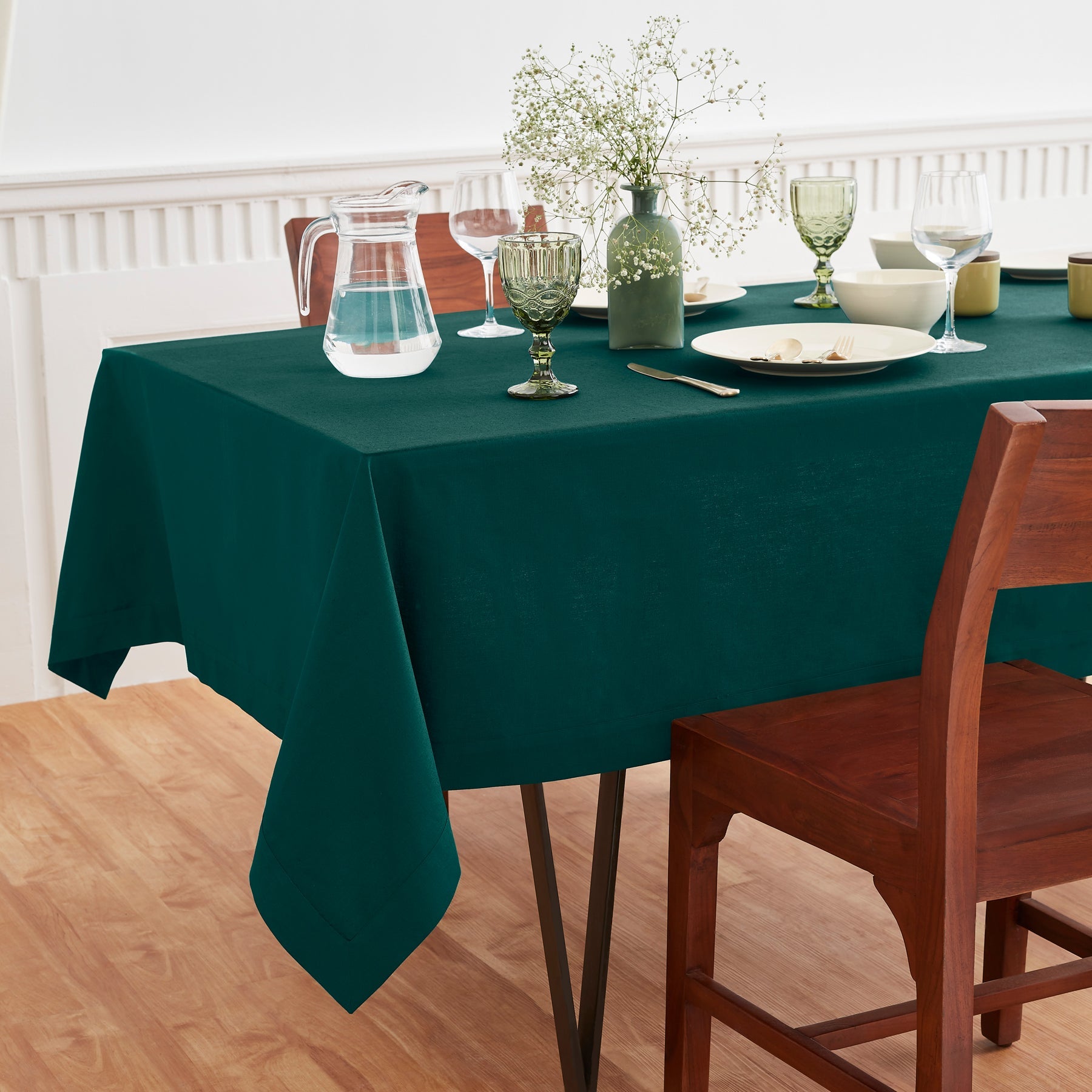 Dru Cotton Linen Tablecloth