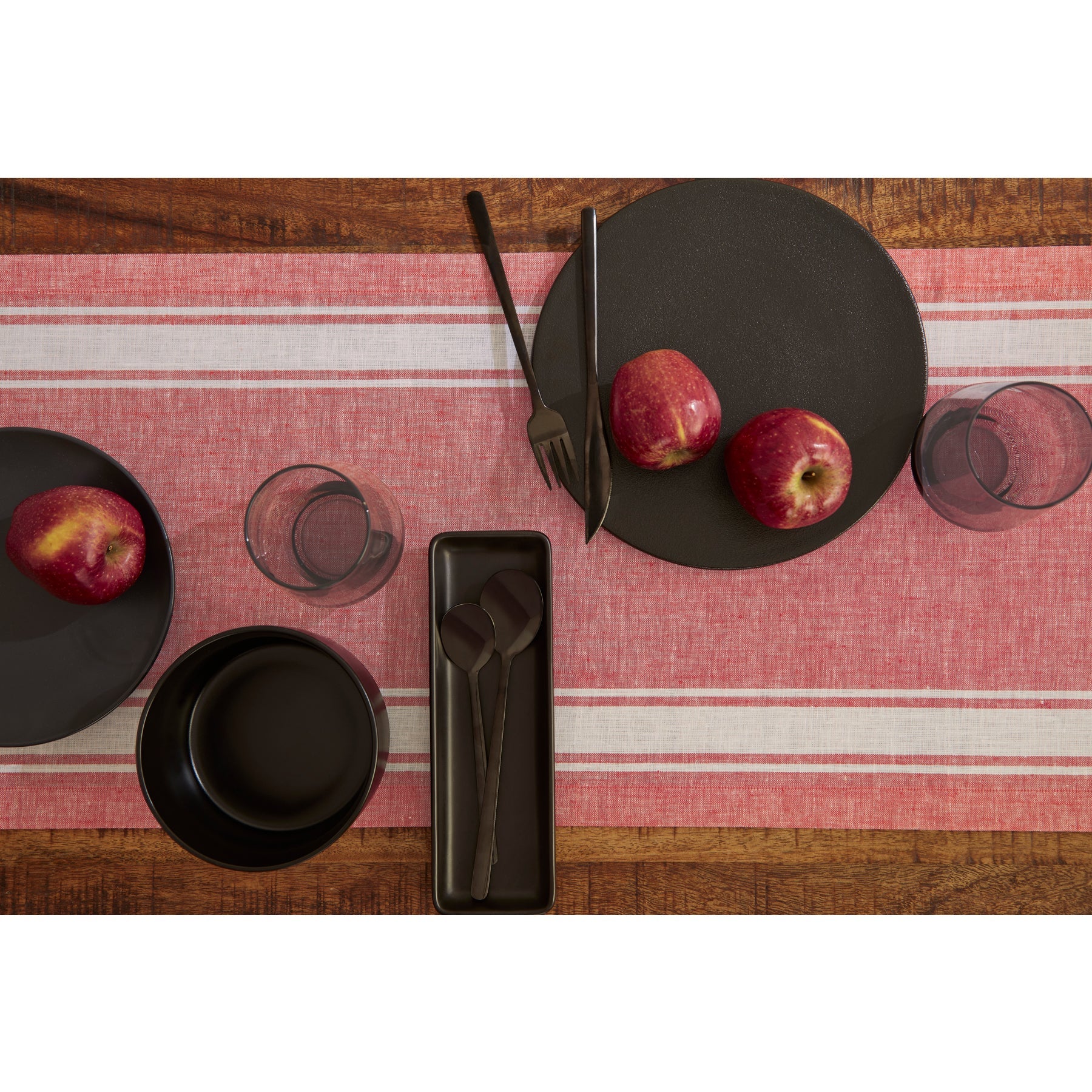 Farmhouse Stripe Table Runner