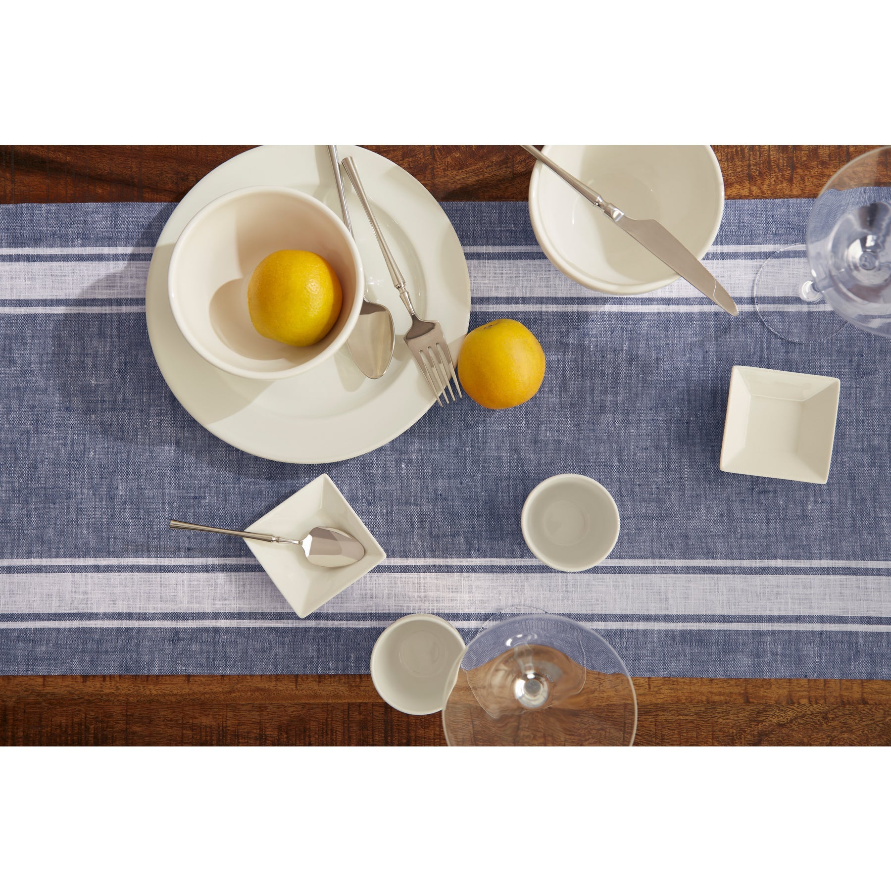 Farmhouse Stripe Table Runner