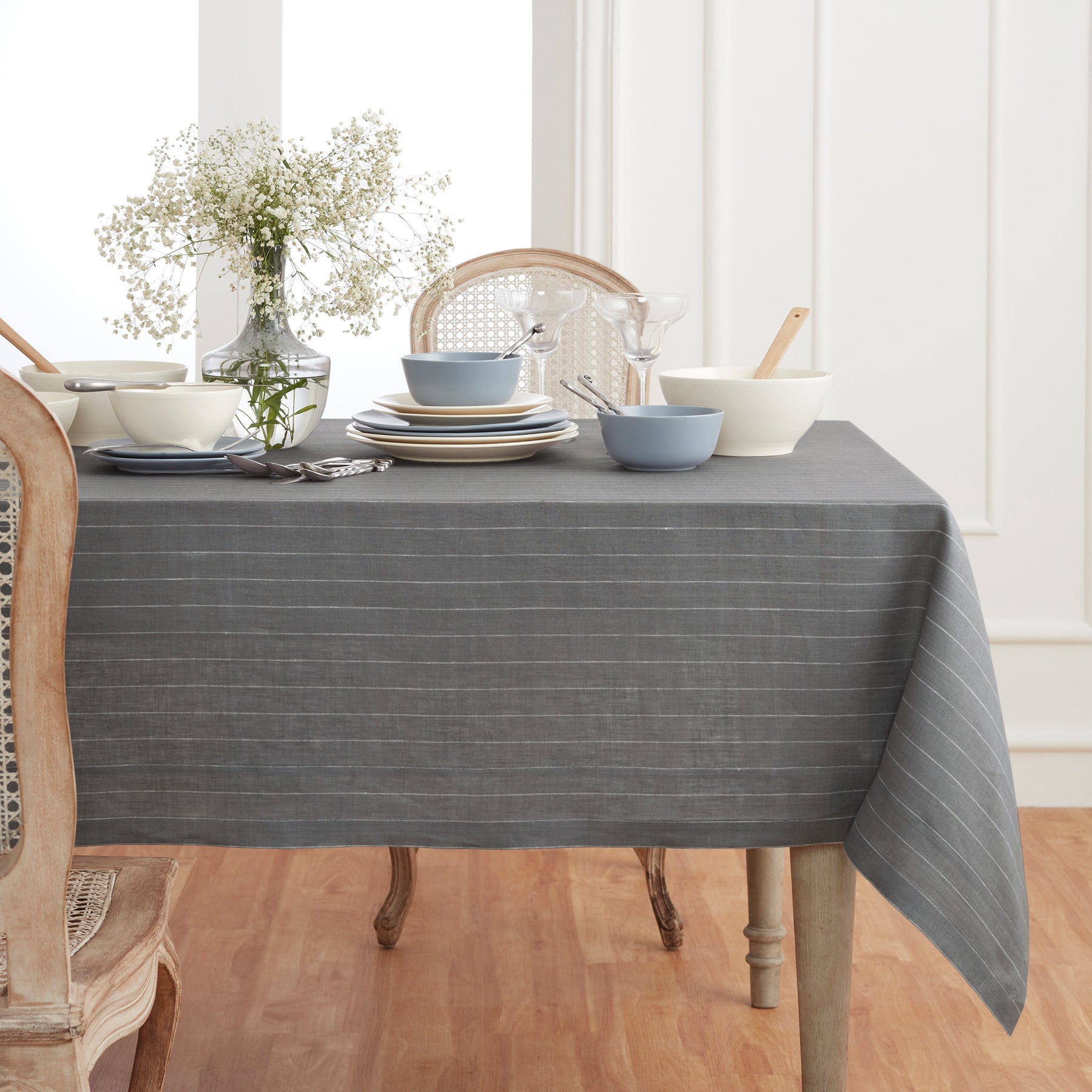 Pinstripe Tablecloth