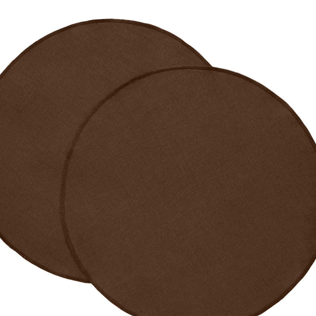 Vesta Round Placemats, Set of 4