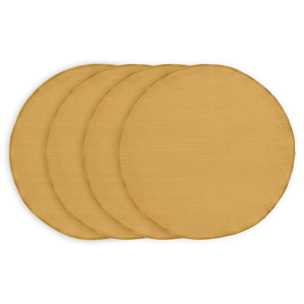 Vesta Round Placemats, Set of 4
