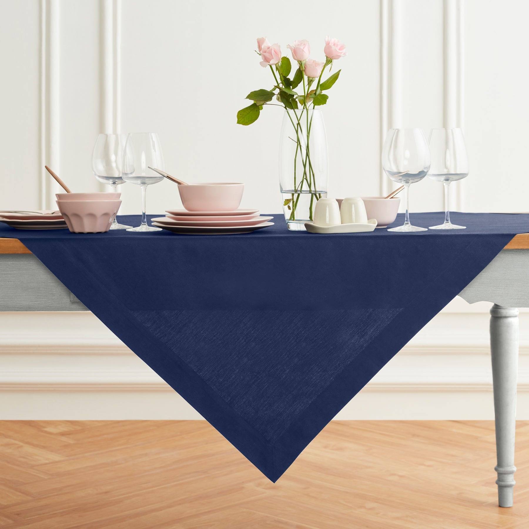 Dru Cotton Linen Table Throw