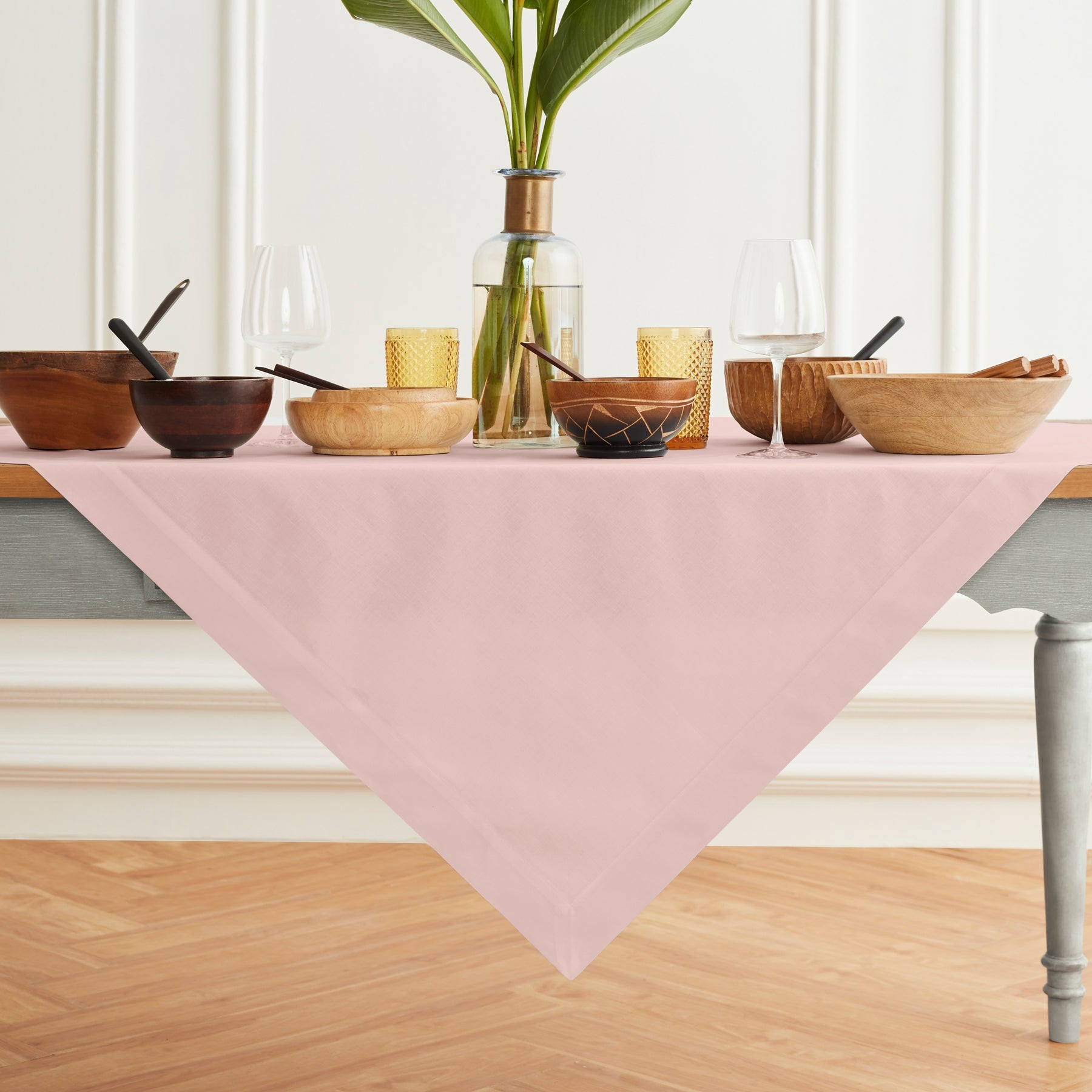 Dru Cotton Linen Table Throw