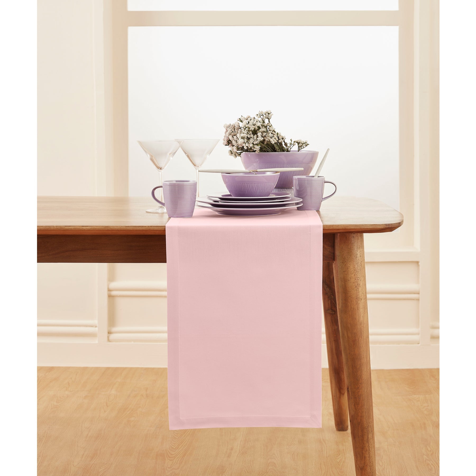 Dru Cotton Linen Table Runner