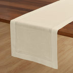 Linen Double Hemstitch Table Runner
