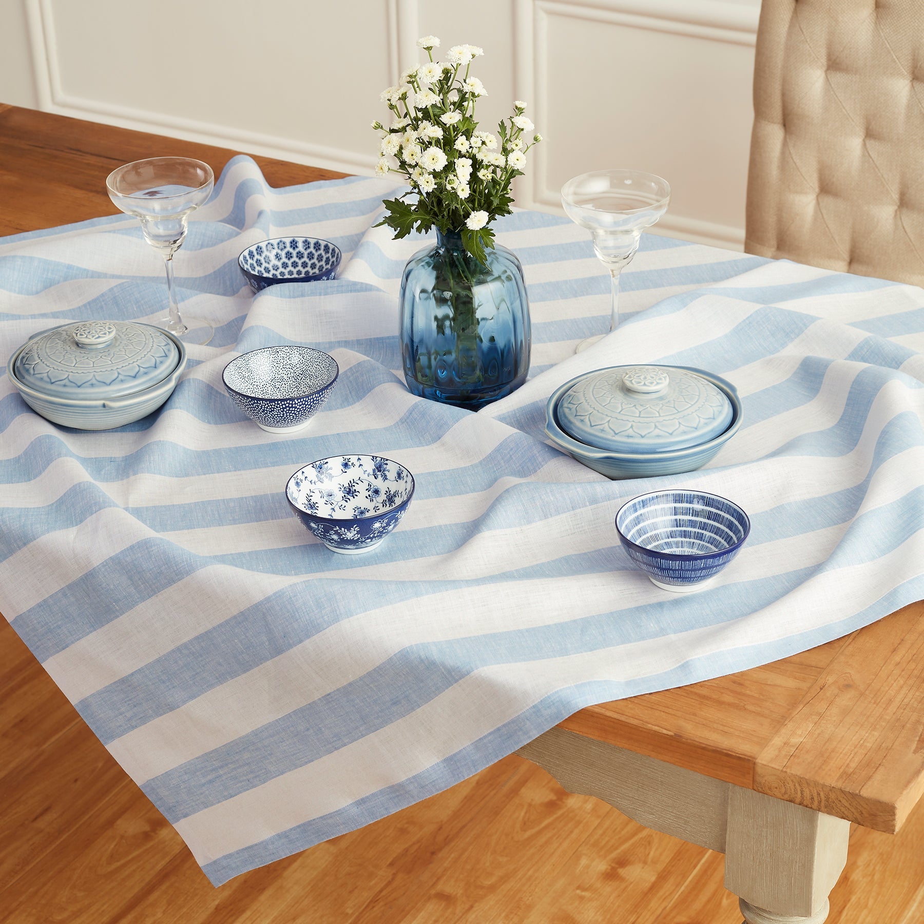 Cabana Stripe Table Throw