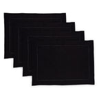 Medium Weight Hemstitch Placemats, Set of 4