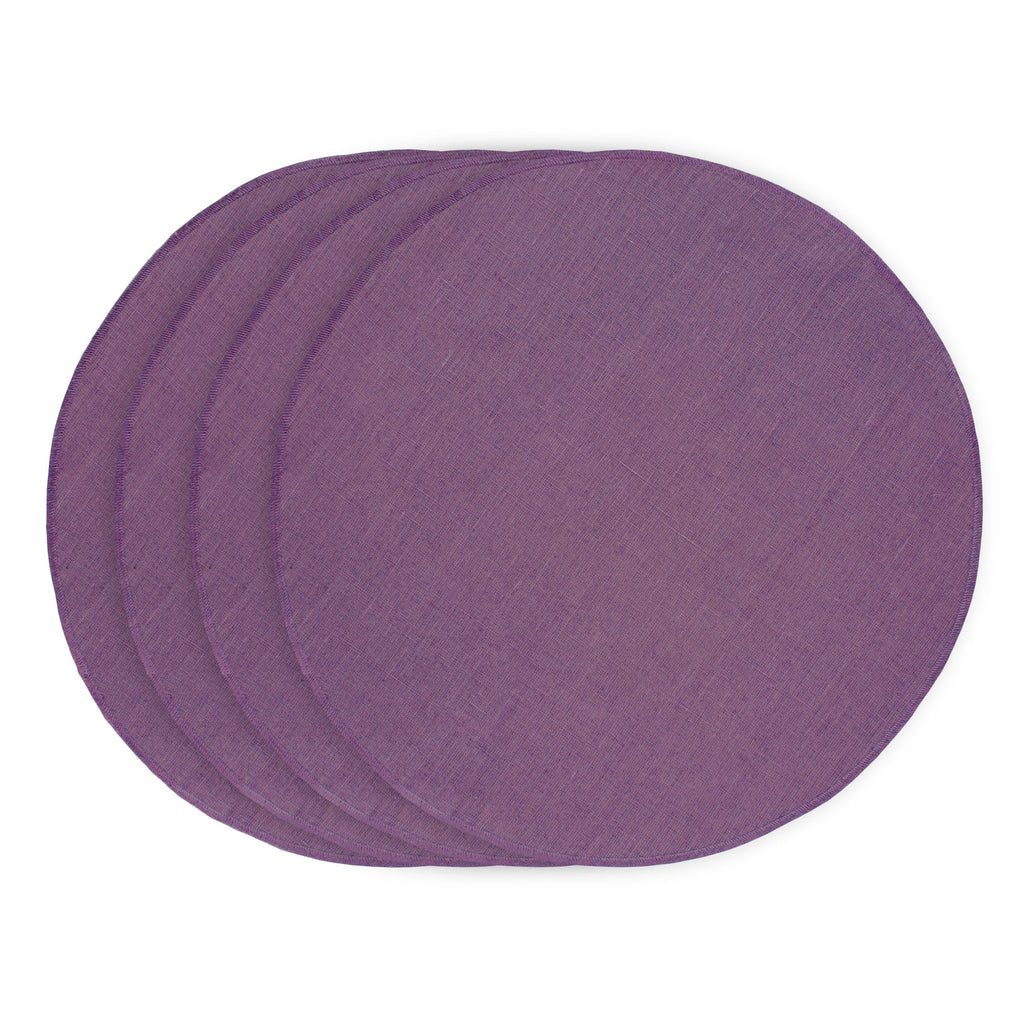 Vesta Round Placemats, Set of 4
