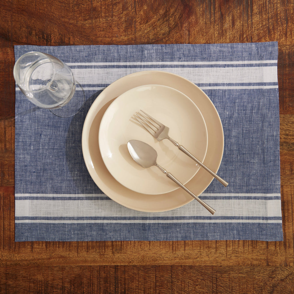 Farmhouse Stripe Placemats, Set of 4