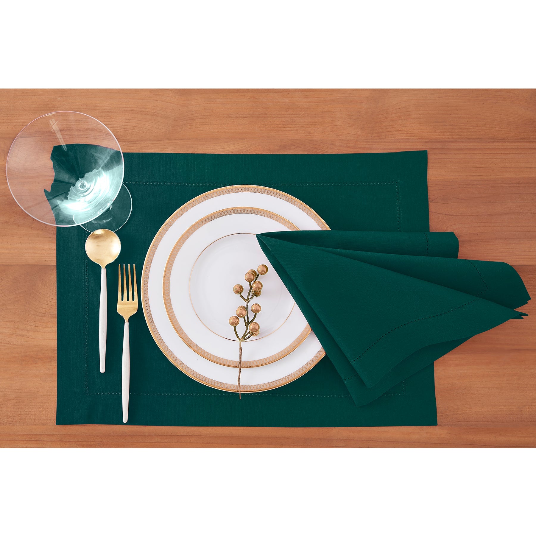 Cotton Linen Hemstitch Placemats
