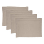Medium Weight Hemstitch Placemats, Set of 4