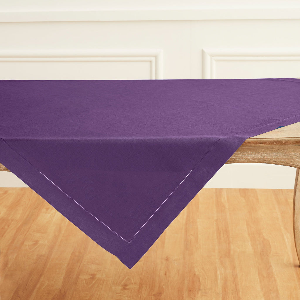 Classic Hemstitch Table Throw