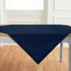 Cotton Linen Hemstitch Table Throw