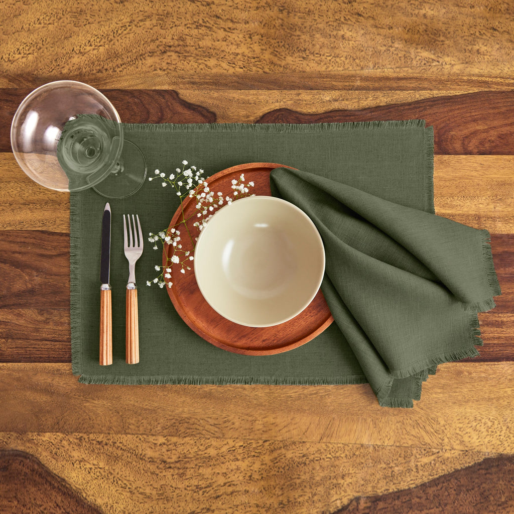 Fringe Placemats, Set of 4