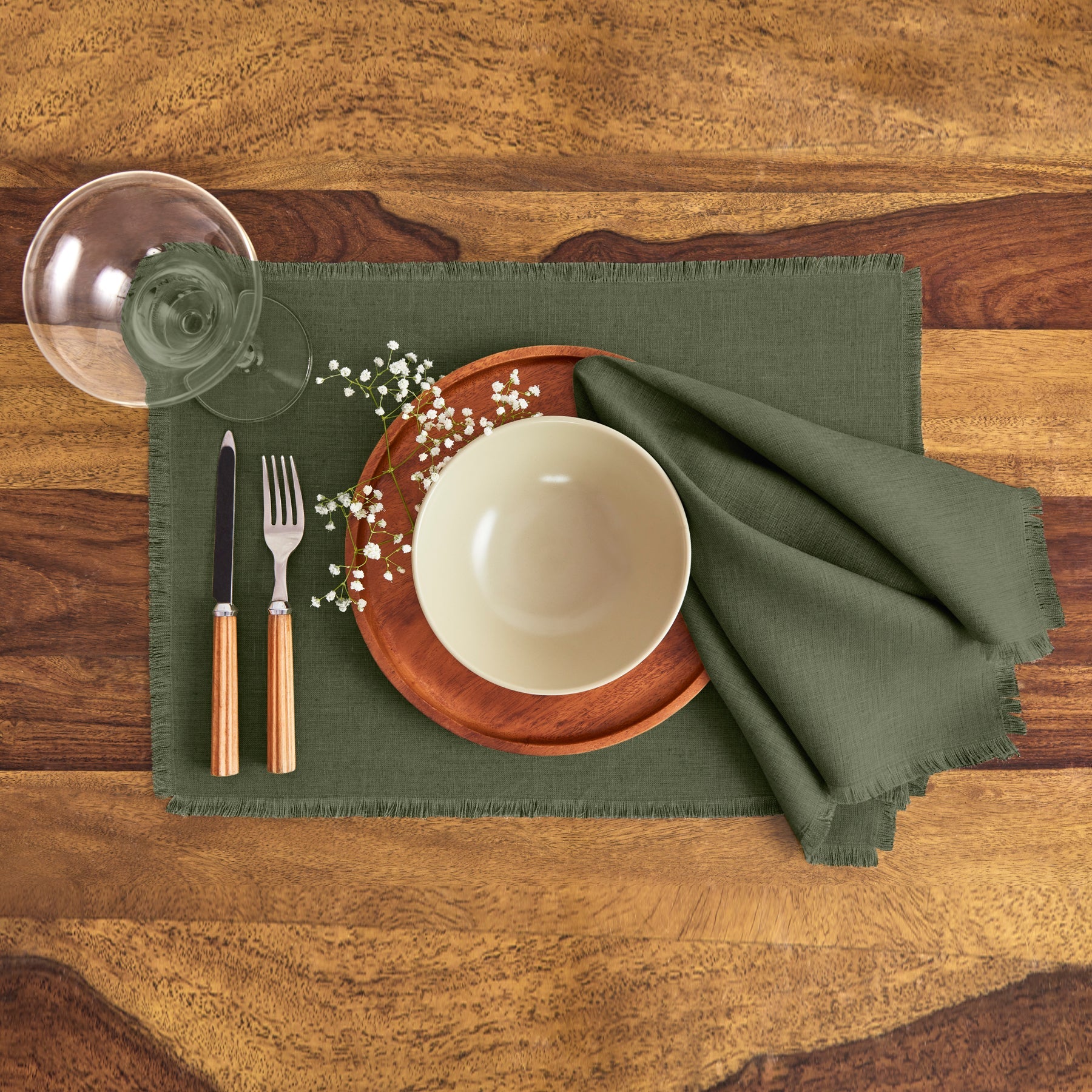 Fringe Placemats, Set of 4