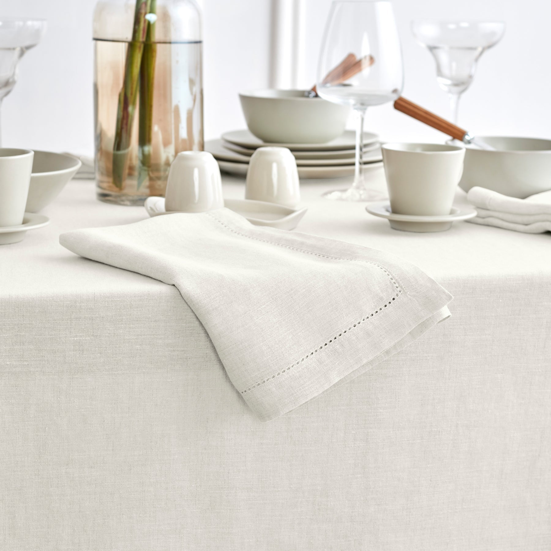 Sonoma Hemstitch Tablecloth
