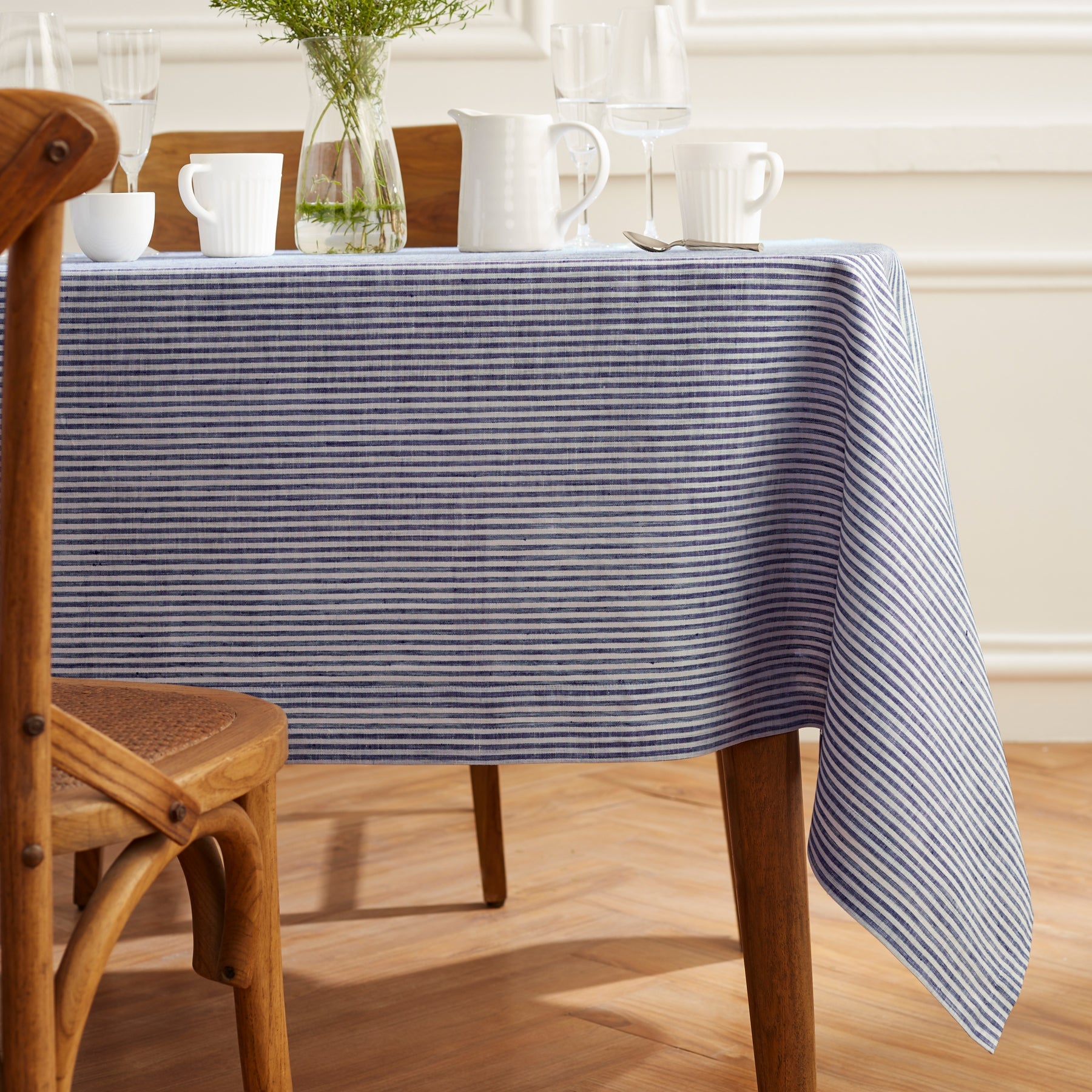 Narrow Stripe Tablecloth
