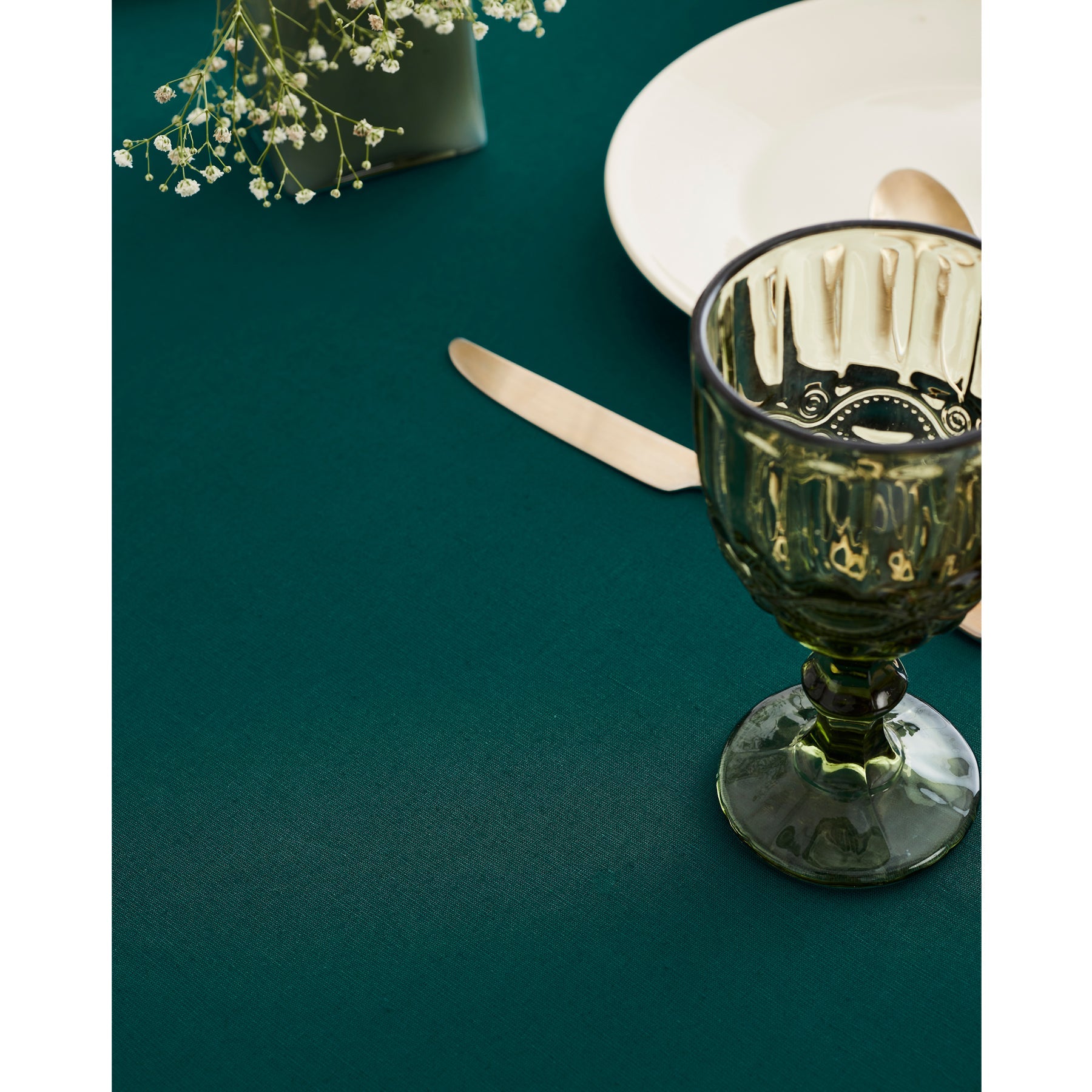 Dru Cotton Linen Tablecloth