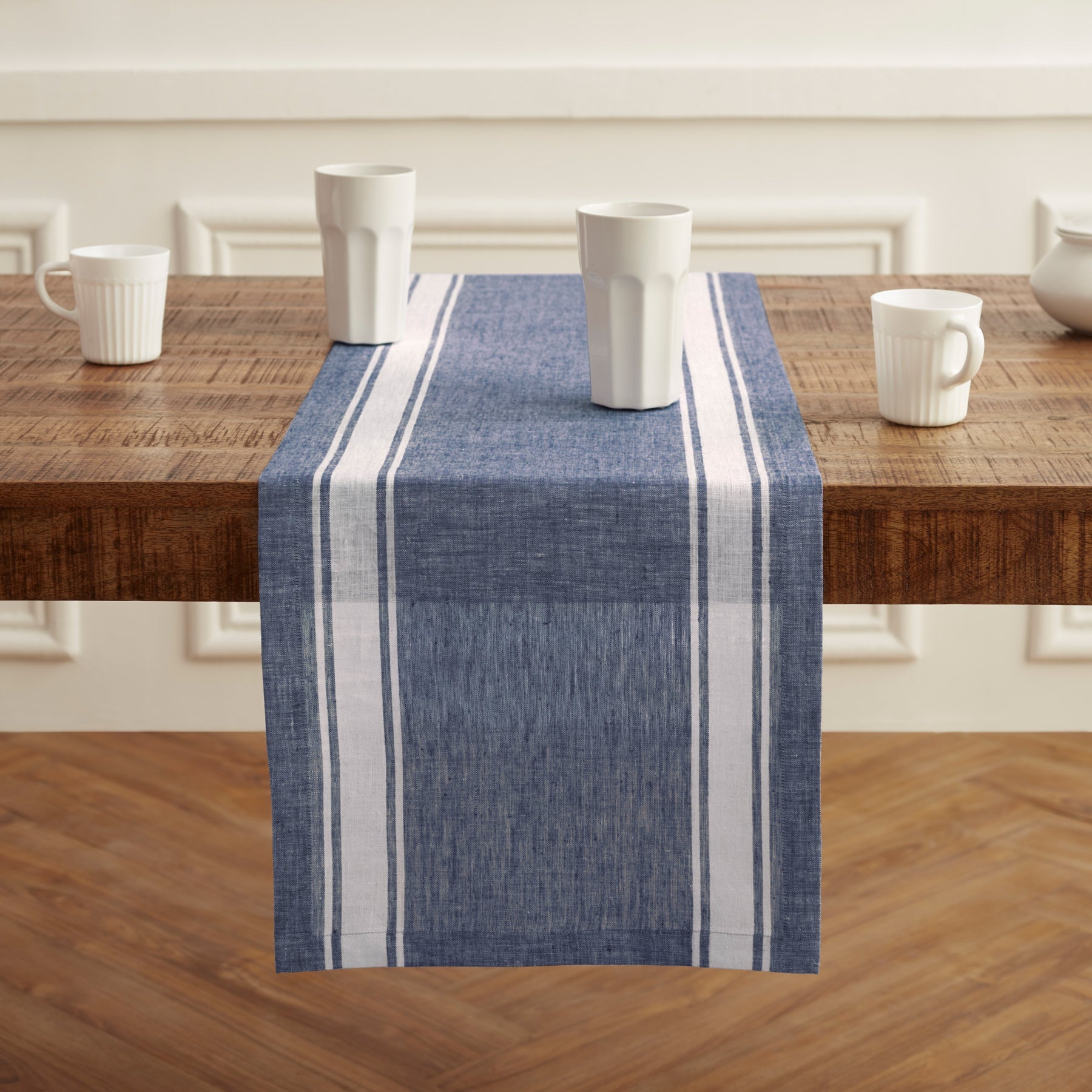 Farmhouse Stripe Table Runner