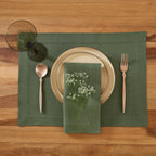 Medium Weight Hemstitch Placemats, Set of 4