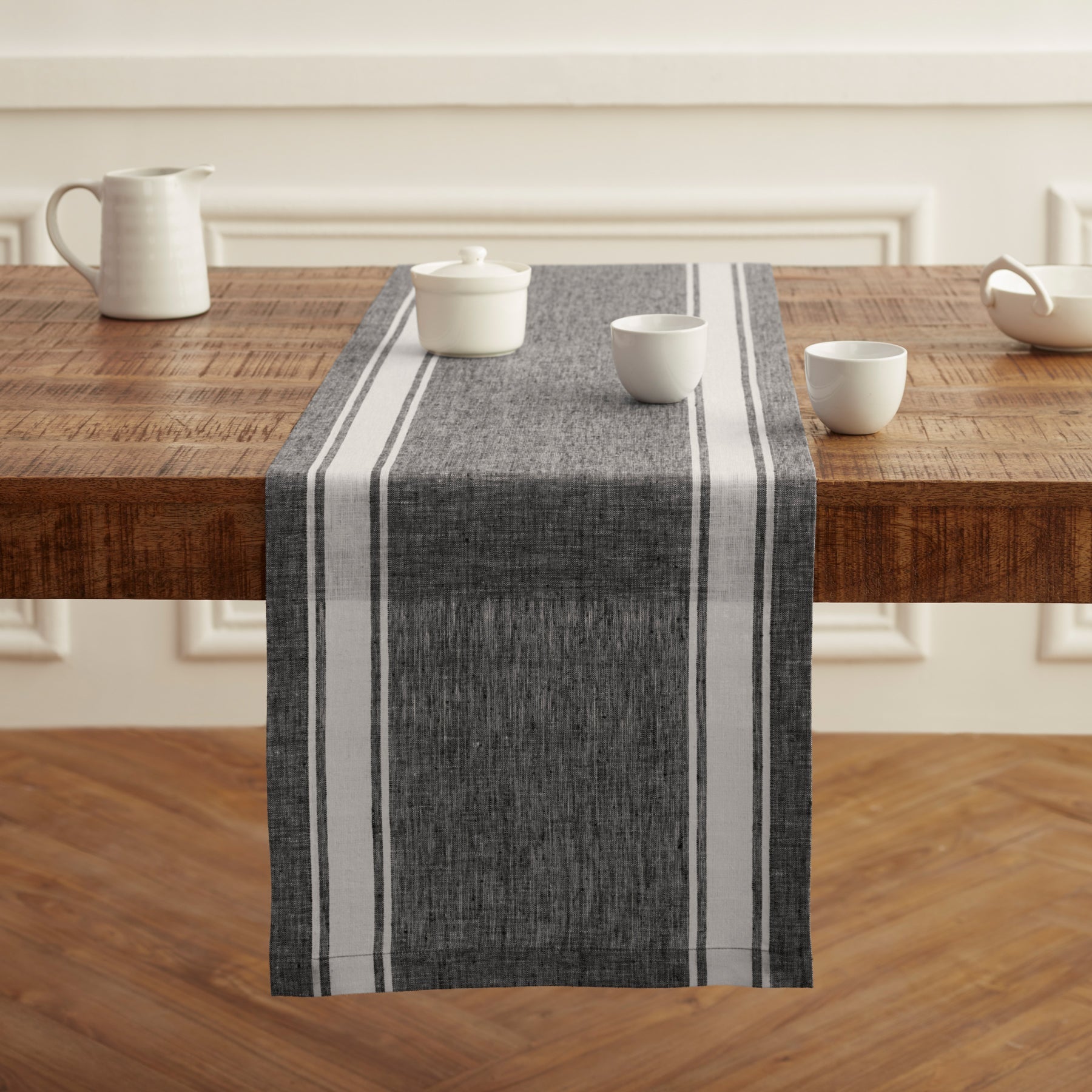 Farmhouse Stripe Table Runner