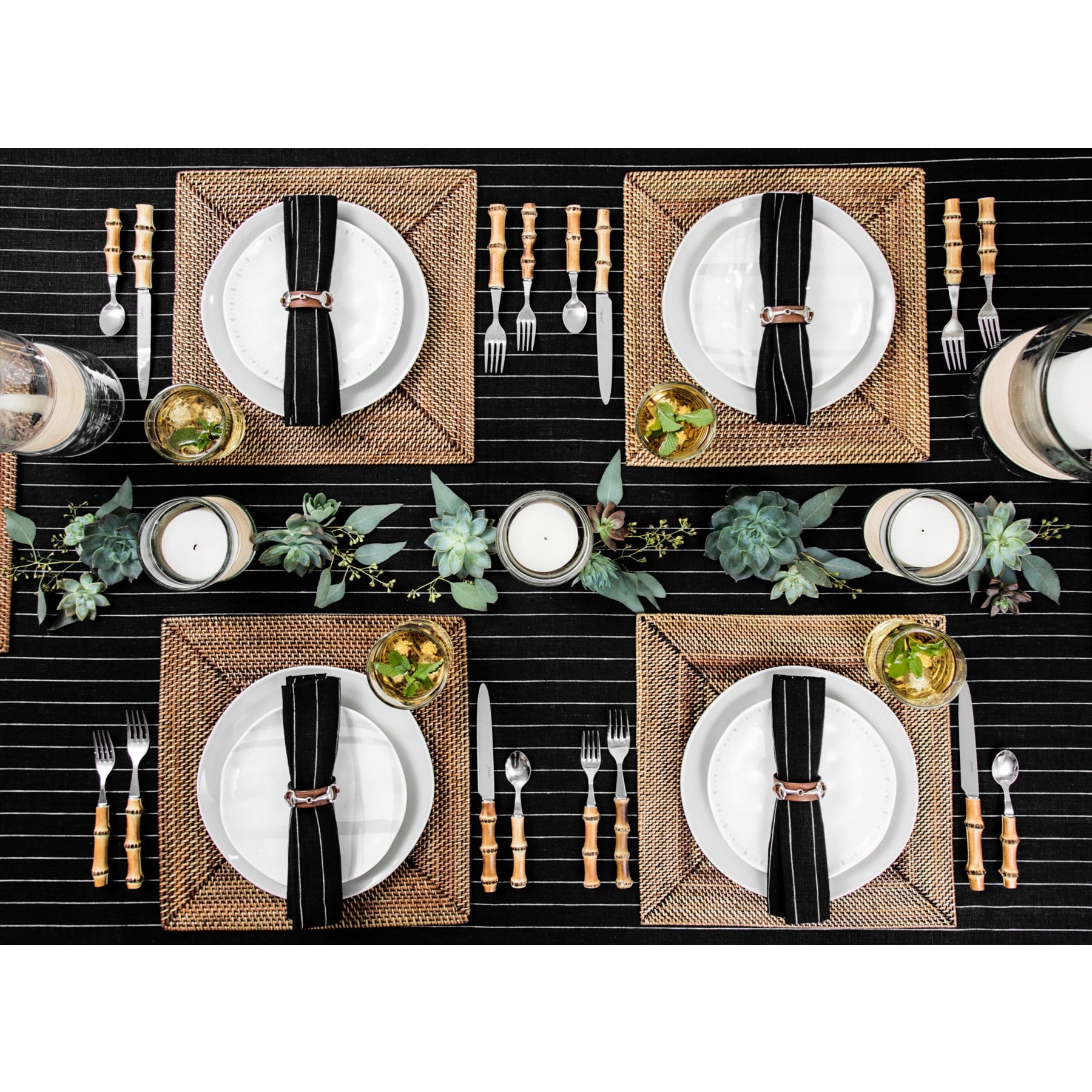 Pinstripe Tablecloth