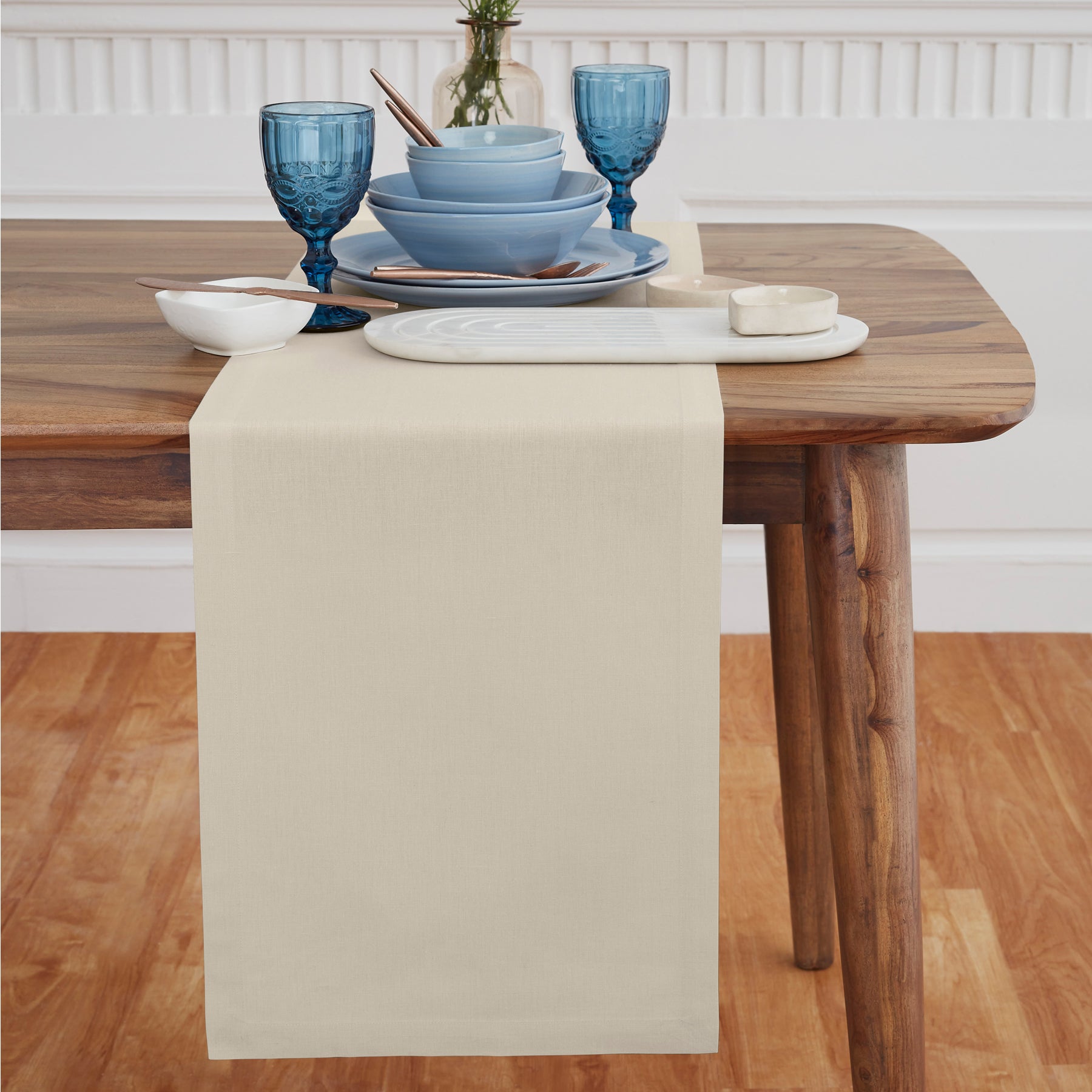 Dru Cotton Linen Table Runner