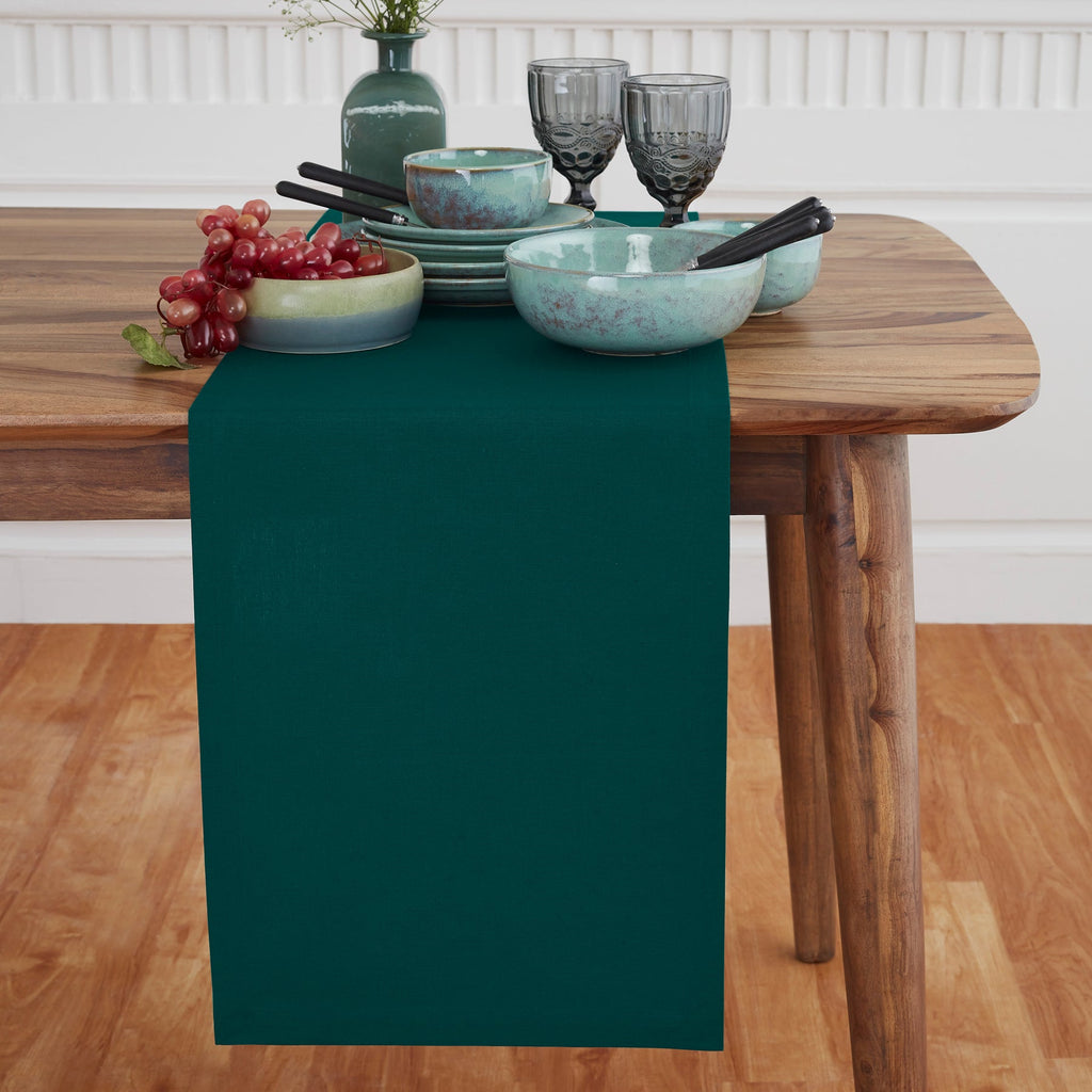 Dru Cotton Linen Table Runner
