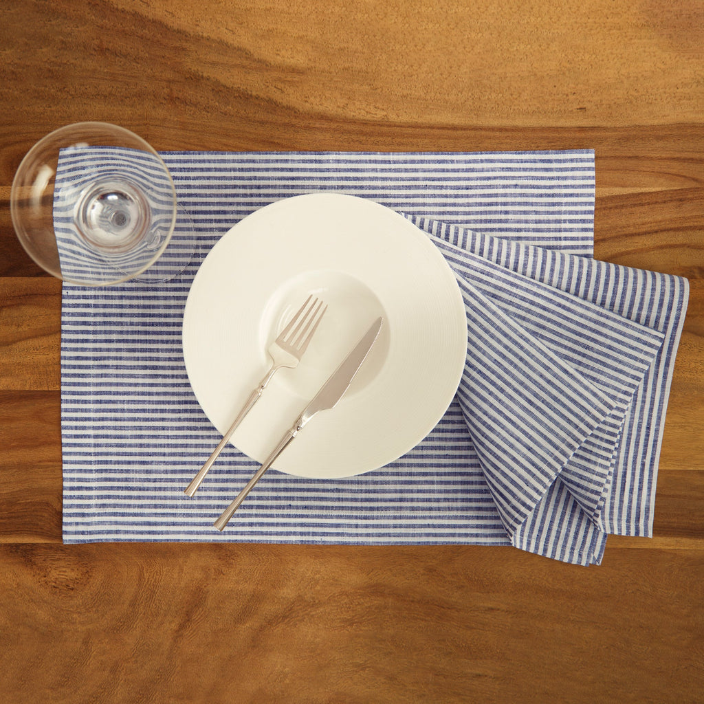 Narrow Stripe Placemats, Set of 4