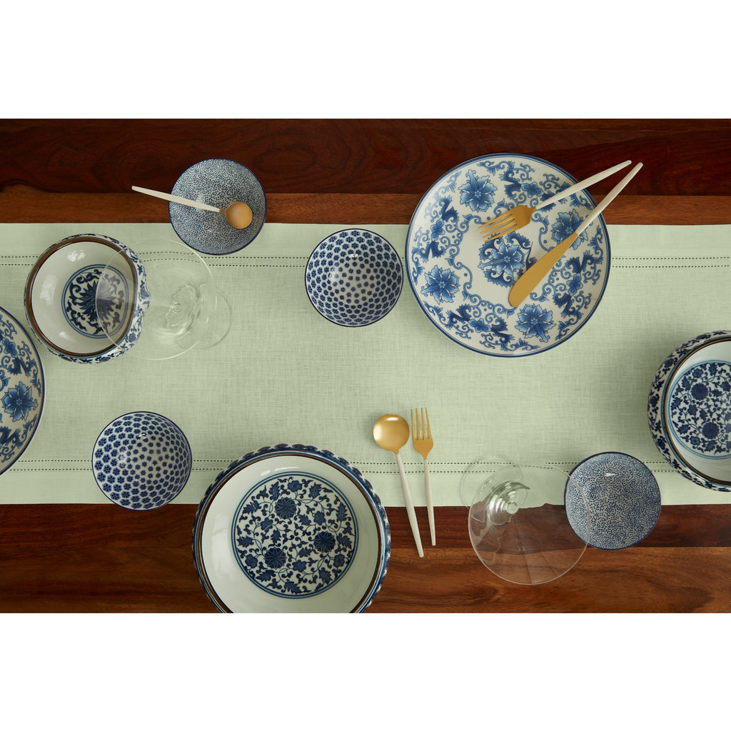 Linen Double Hemstitch Table Runner