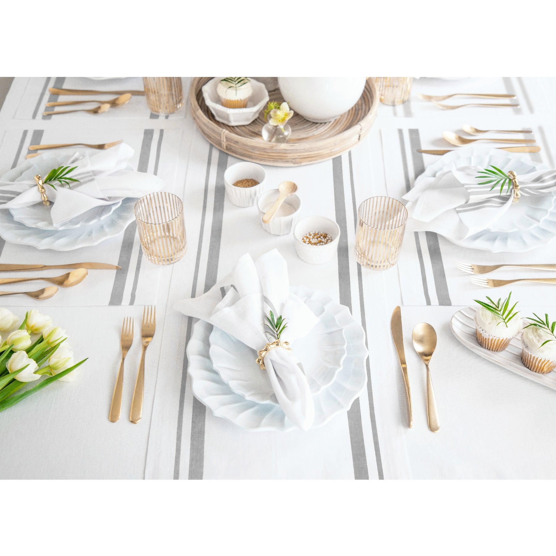 French Stripe Table Runner