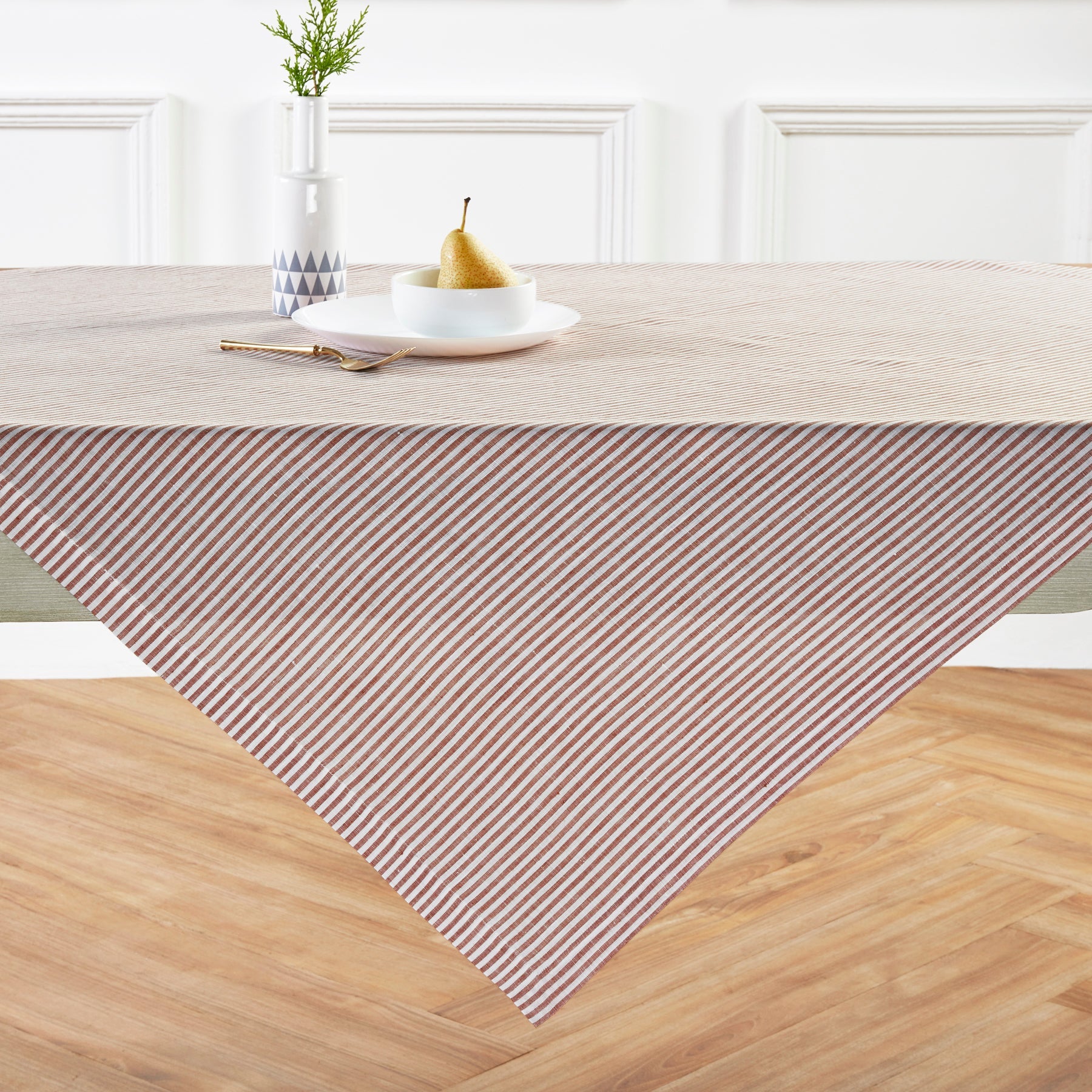 Narrow Stripe Table Throw