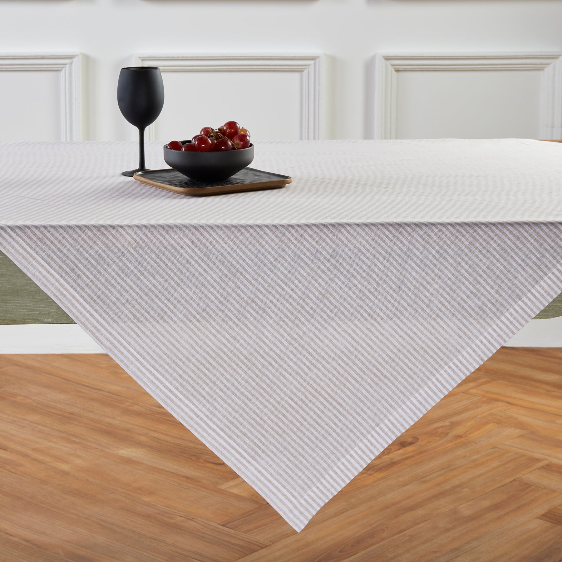 Narrow Stripe Table Throw