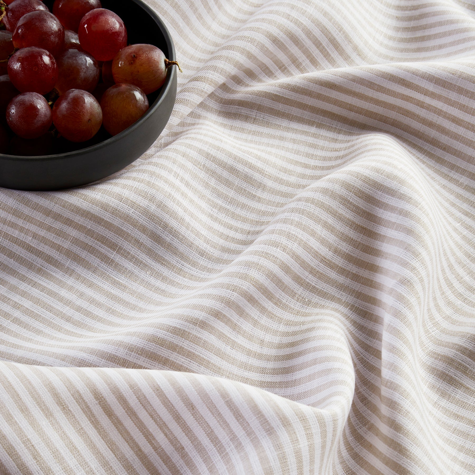 Narrow Stripe Table Throw