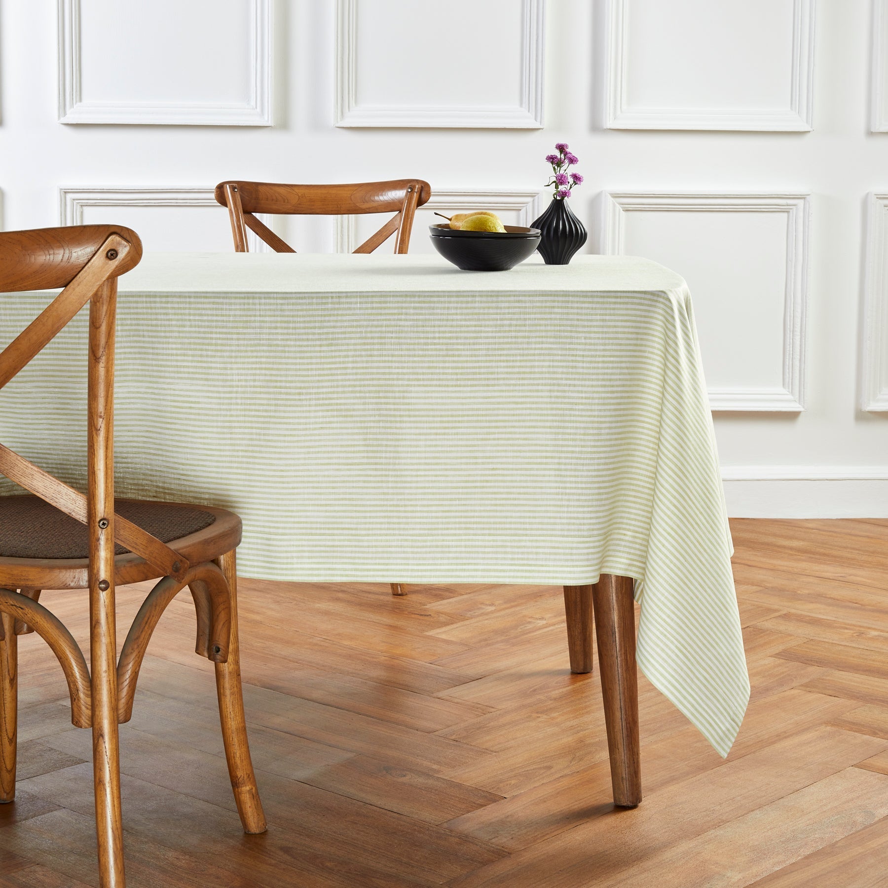 Narrow Stripe Tablecloth