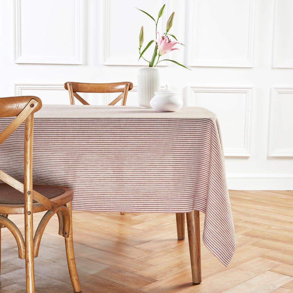 Narrow Stripe Tablecloth